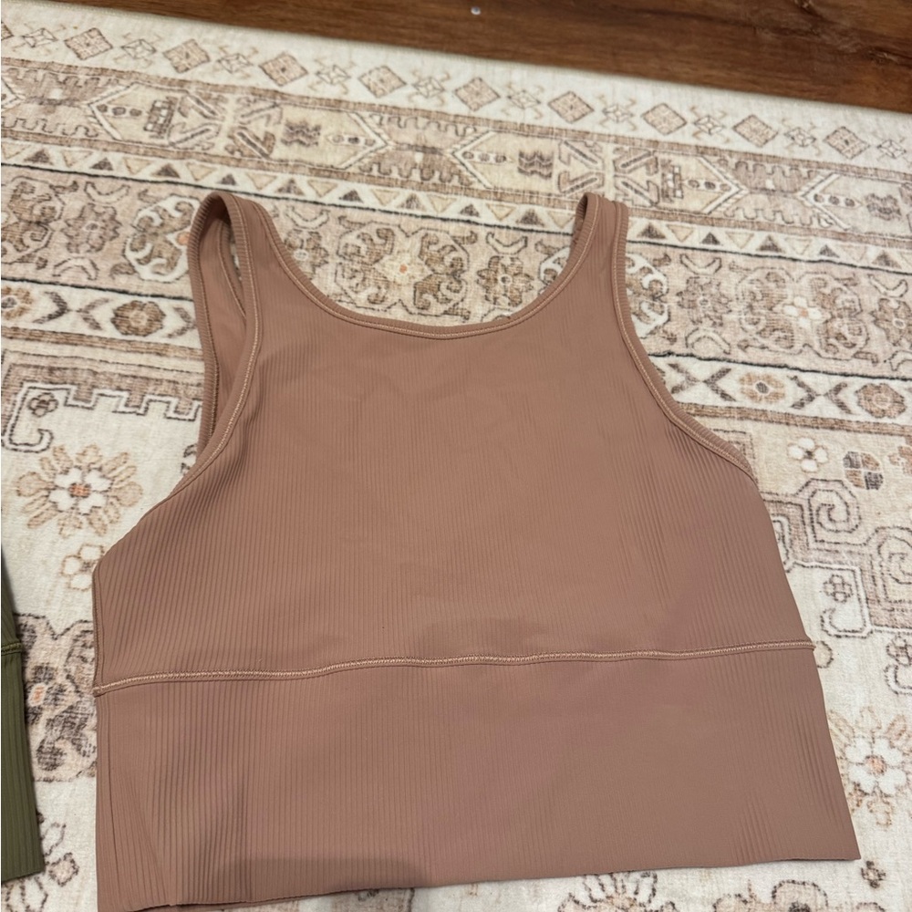 Lululemon power pivot Ribbed Tank Crop Top bundle - Picture 3 of 5